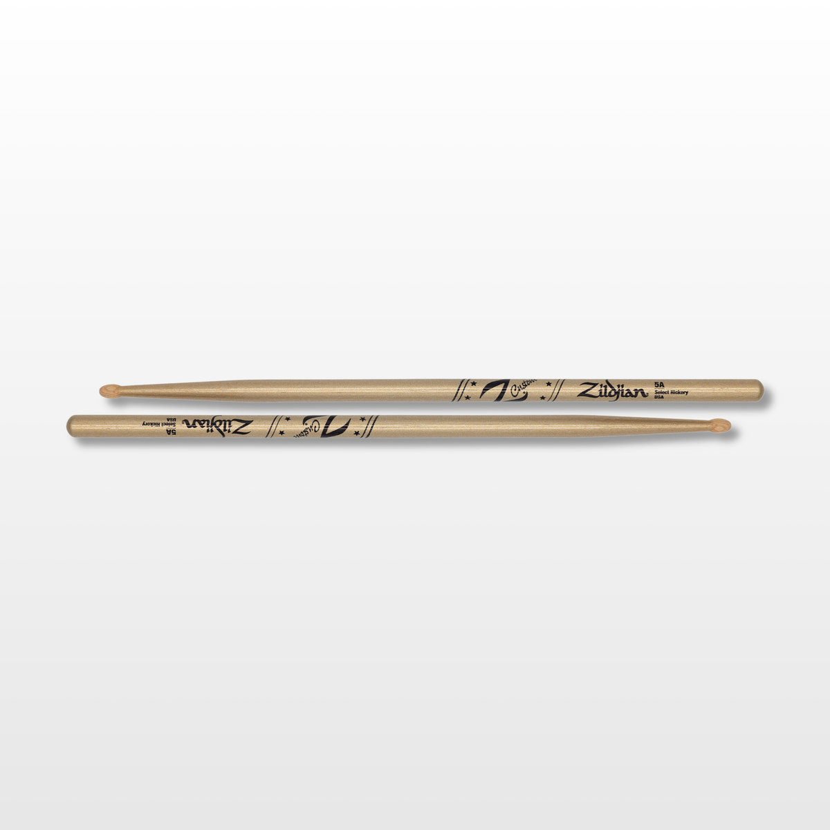 Zildjian Custom LE 5A Drum Sticks, Gold Chroma