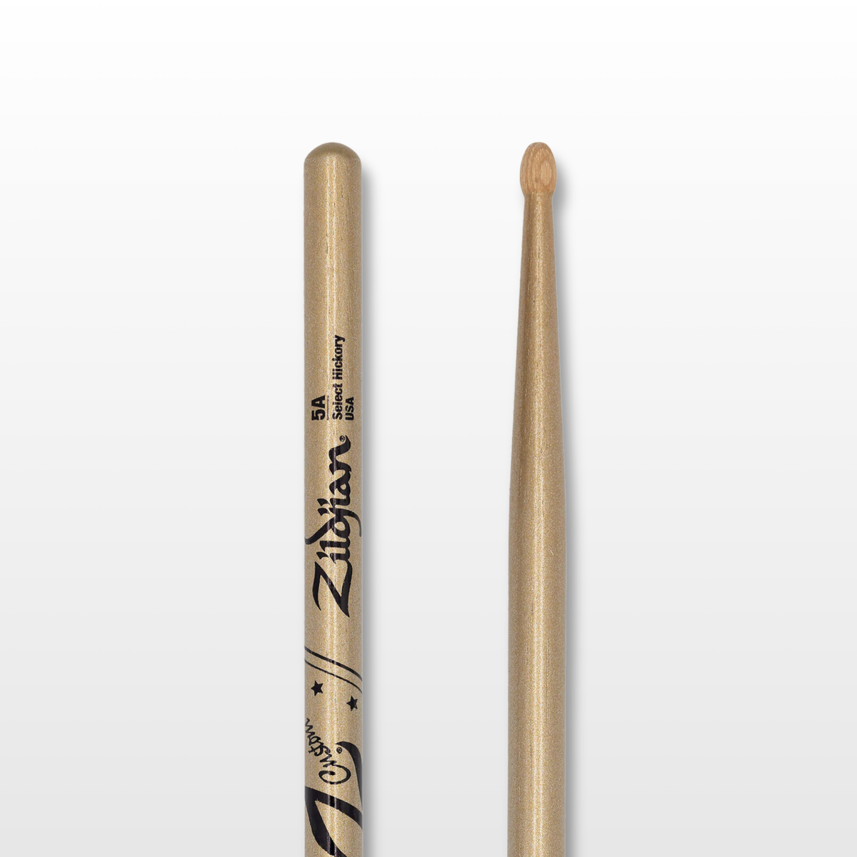 Zildjian Custom LE 5A Drum Sticks, Gold Chroma