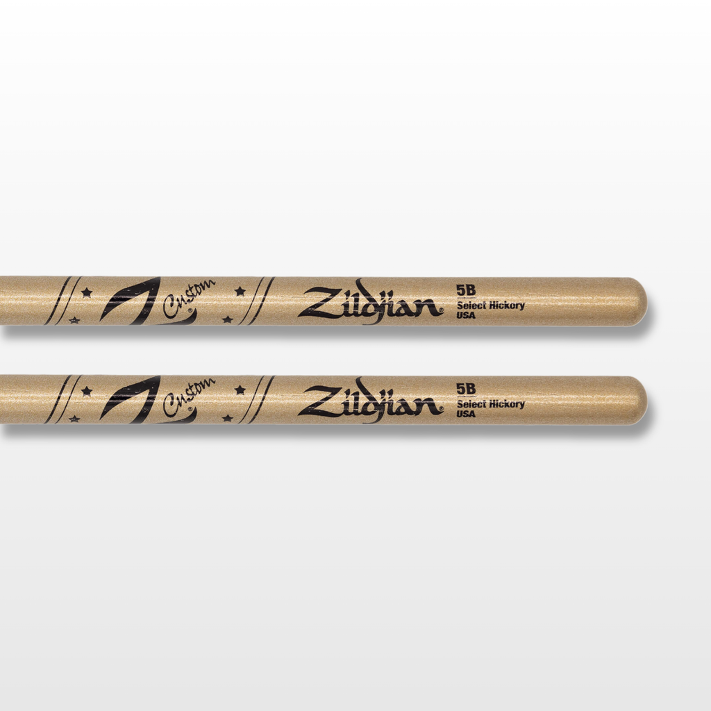 Zildjian Custom LE Drum Sticks, 5B Gold Chroma
